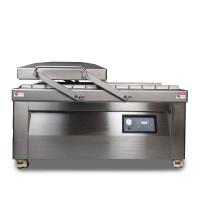 Напольная двухкамерная вакуум-упаковочная машина HVC-720S/2B (нерж., обрезка, 380В)