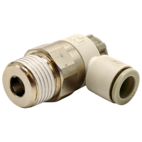 Пневмодроссель с обратным клапаном R1/2-10мм AS4201F-R1/2-10SA
